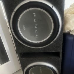 2X15 Speakers In Box