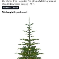 1 Year Old Artificial Noble Fir Christmas Tree 