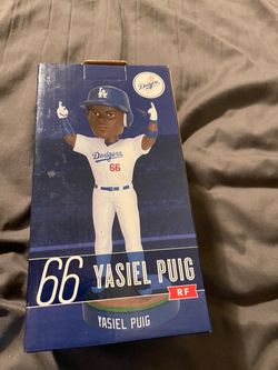 2014 Yasiel Puig #66 LA Dodgers SGA Bobblehead new in box!