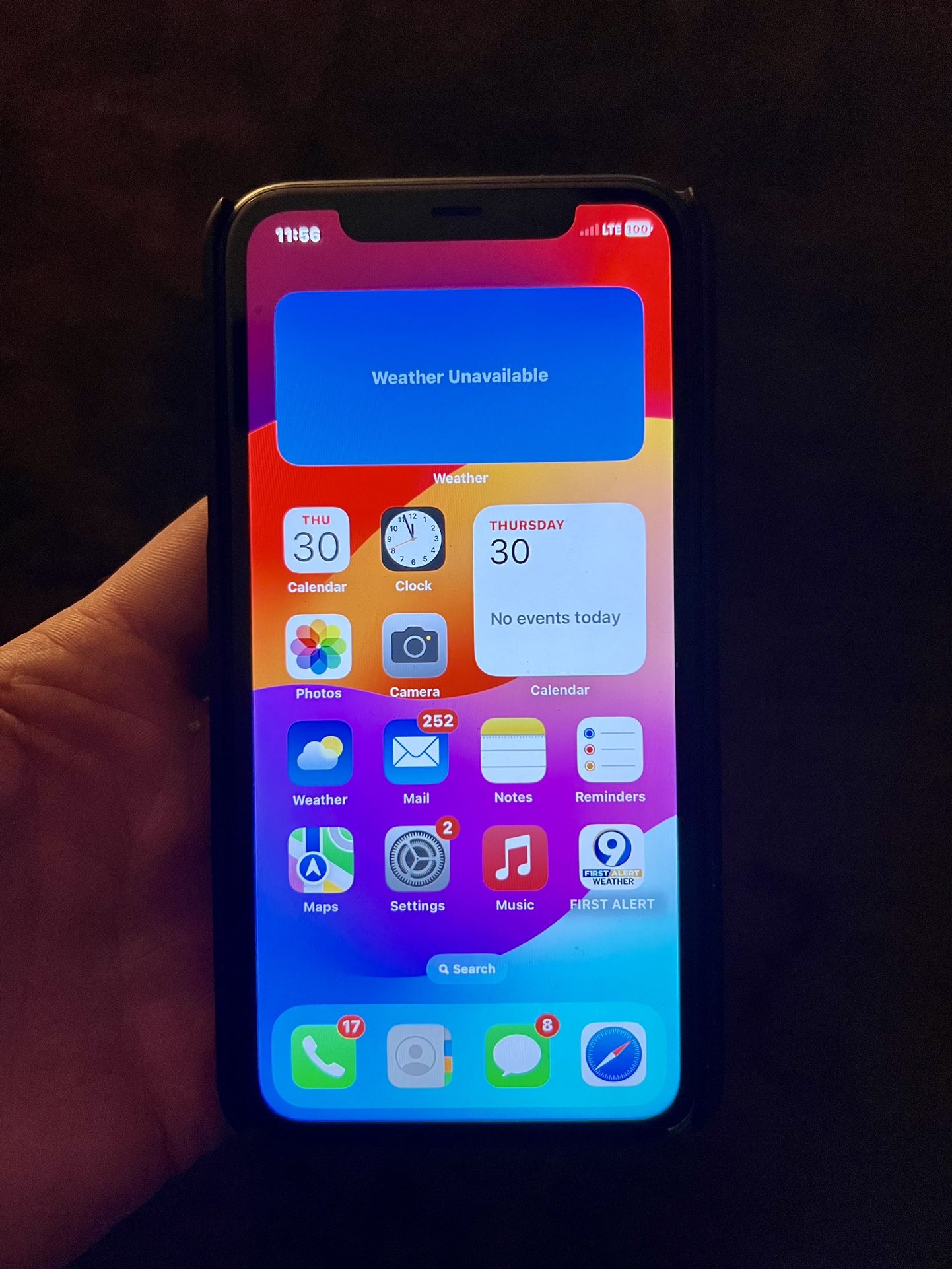 iPhone 11 with Kickstand Case