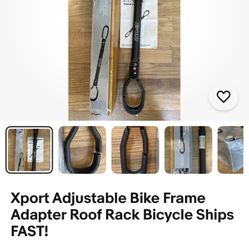 Xport Adjustable Bike Frame Adapter Roof Rack Bicycle