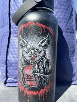 BLOOD THIRSTY BAT WATER BOTTLE