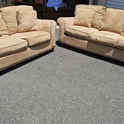 Sofa and loveseat (DELIVER OPTION)