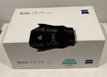 Zeiss Batis 18mm f2.8 Lens for Sony E-Mount( like New)
