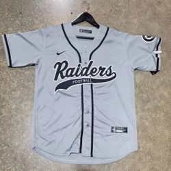 Las Vegas Raiders Baseball Style Jersey 