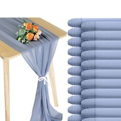 Dusty Blue Table Runners (Set of 20) 
