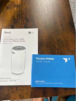 2 high end air purifiers
