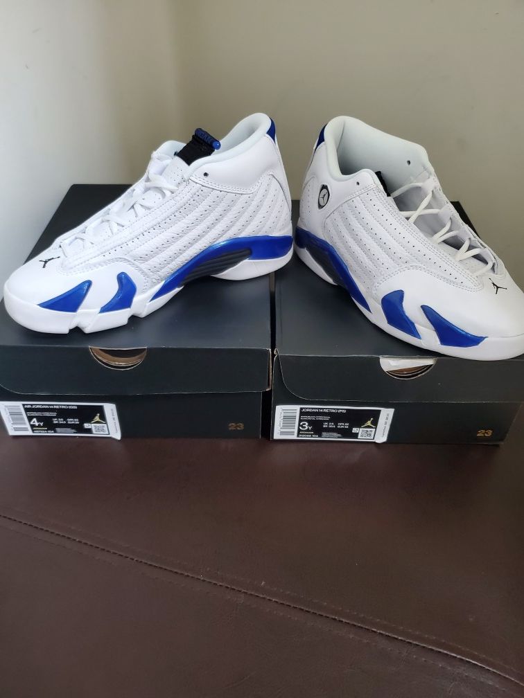 Sizes 4y,3y jordan's New