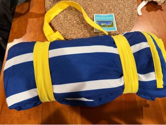 New Blue & White Picnic Blanket