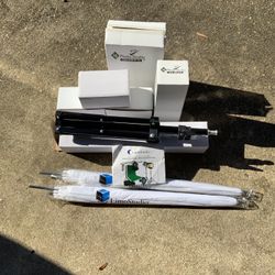 New In Box Photography Accessories-Tripod, Light Stand, Bulbs 