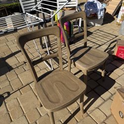 Set Of Two Pottery Barn Kitchen Chairs 