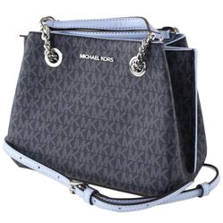 Michael Kors Teagan Small Messenger Signature Light Sky