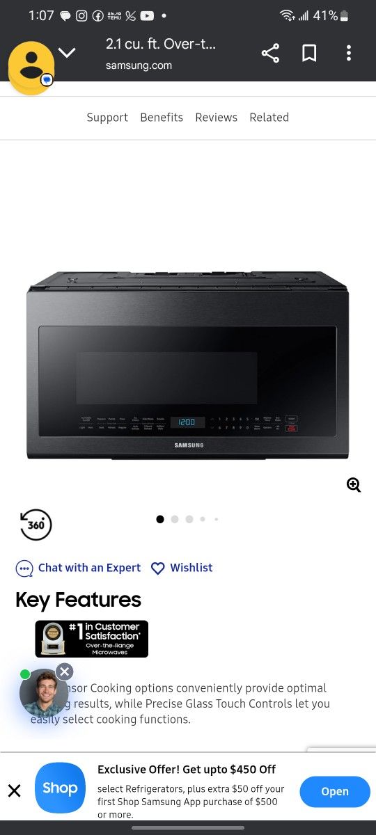 Samsung Oven Microwave