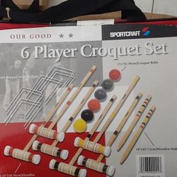 Croquet Set Game $55 dlls. 