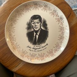 Vintage China John Fitzgerald Kennedy Plate 