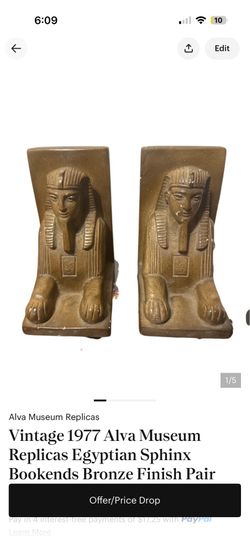 Vintage book ends