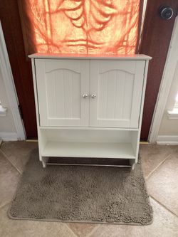 White Wooden Cabinet (New) Never Used