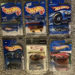 6 Rare Hot Wheels Cars in Protector Cases!!!