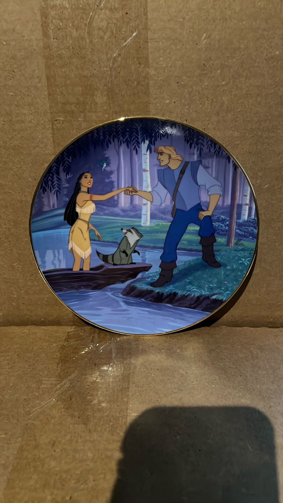 AUTHENTIC VTG DISNEY POCAHONTAS LIMITED-EDITION COLLECTOR’S PLATE