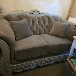 Grey couches