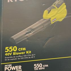 Ryobi 40 V Blower 550 Cfm