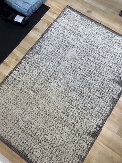 Loloi 4x6” Darby Ivory/Stone Rug
