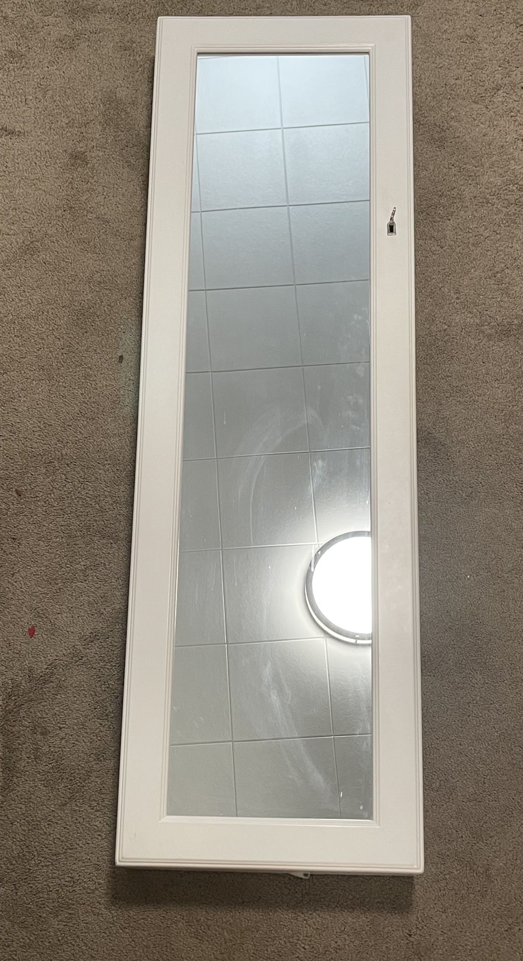 Lori Greiner Wall Mounted Mirrored Jewelry Storage Case