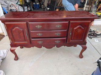 Buffet table