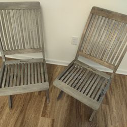 Kingsley Bate Folding Chairs $375 Negotiable Make Offer