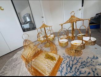 * Luxury Gold Serving Set