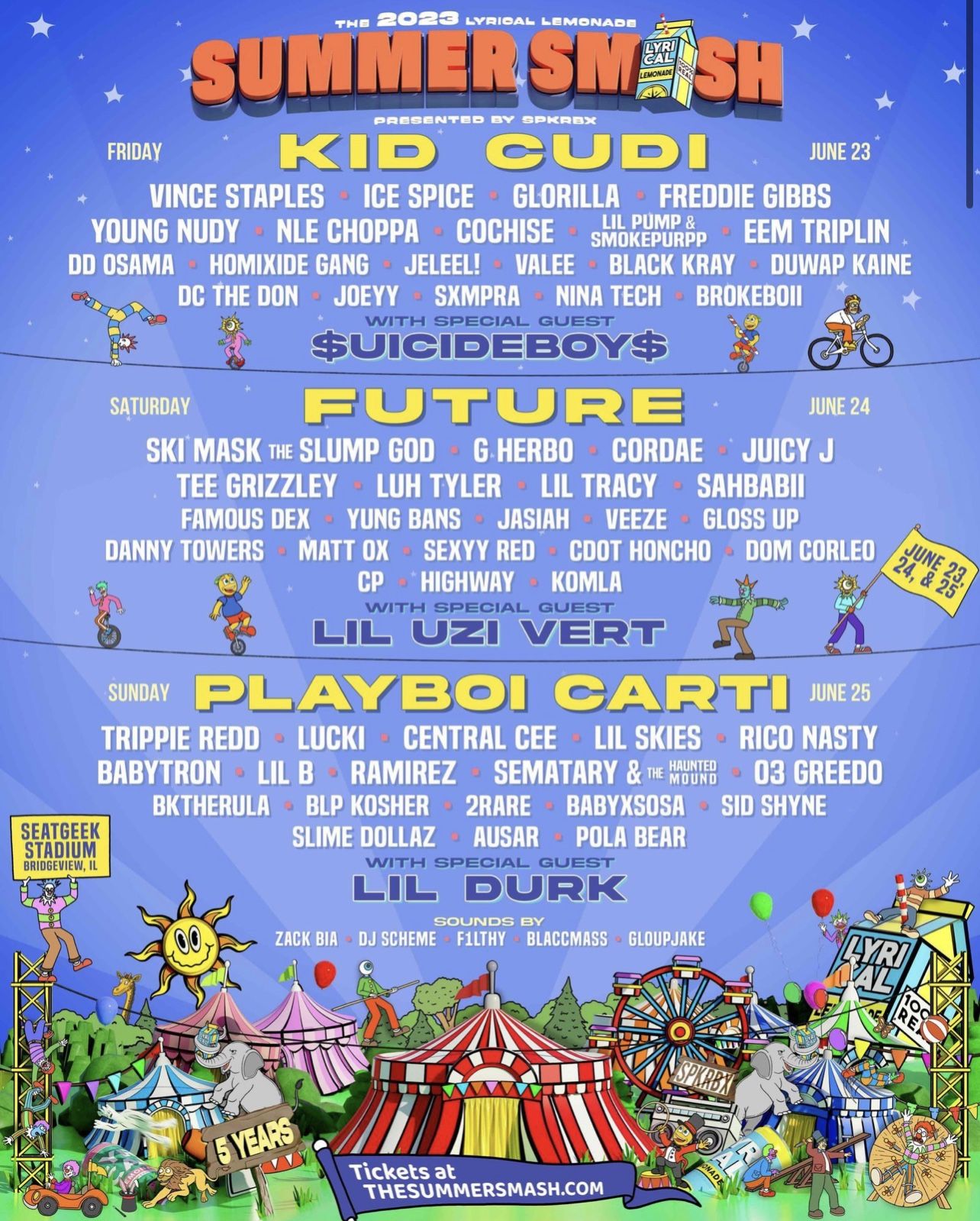 3 Day GA Summer Smash Pass