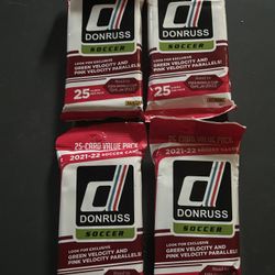 2021-22 DONRUSS SOCCER 25-Card Hanger Pack FIFA World Cup Road 2 Qatar