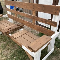 Wooden Rustic Benches  (Recently Built )
