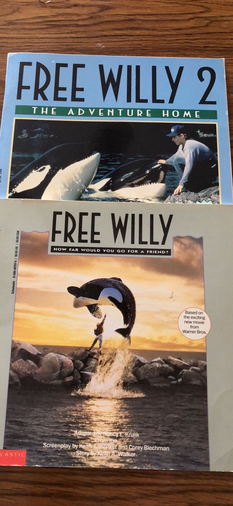 Free Willy Book Lot