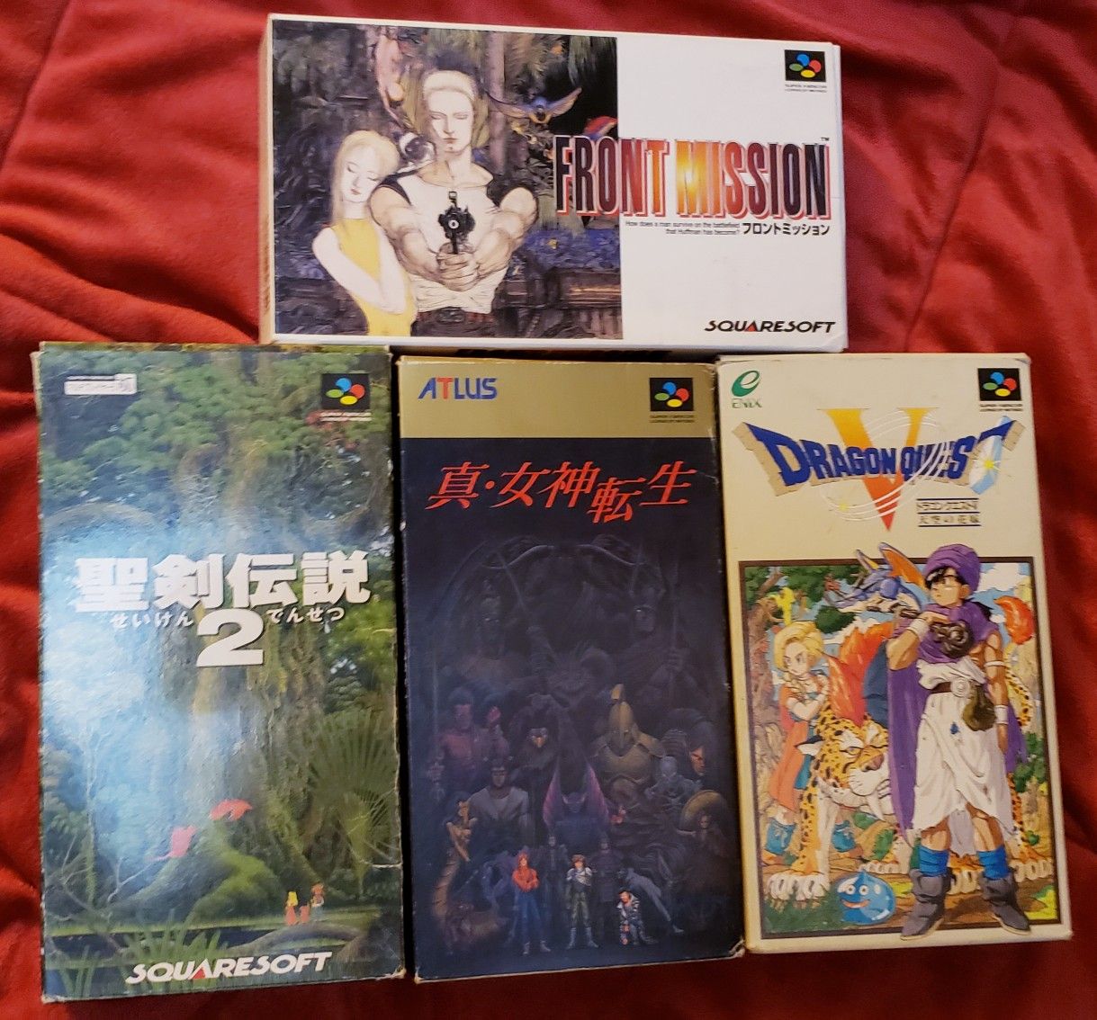 Nintendo Super Famicom Game Lot (COMPLETE in BOX)