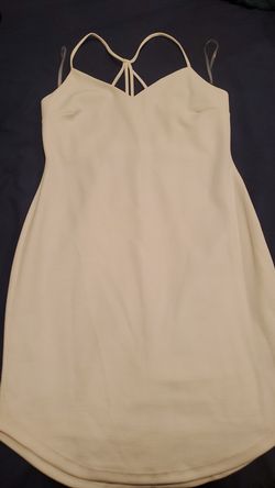 Cream white dress (Large)