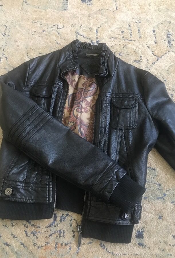 Women’s Faux Leather Jacket (Small)