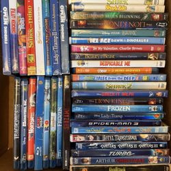 Trade? Kids Disney Pixar Dreamworks DVD & Blu-ray Movie Collection