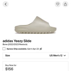 Size 12 Yeezy Slides 