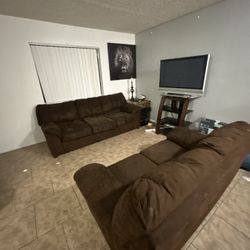 Brown Couch Set 