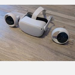 Meta Quest 2 (Oculus) 128GB VR Headset with Controllers - Clean & Working