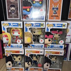 X-men And Dragon Ball Z Pops