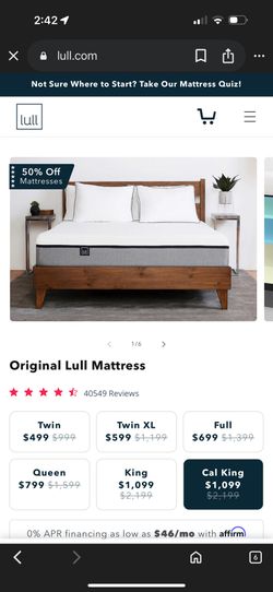 Lull Mattress California King 10inch