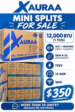 12kbtu Mini splits for sale