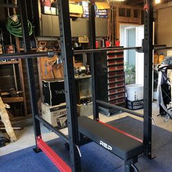 Rep Squat Rack and Bench