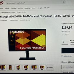 Samsung 24” Full HD Monitor(s)
