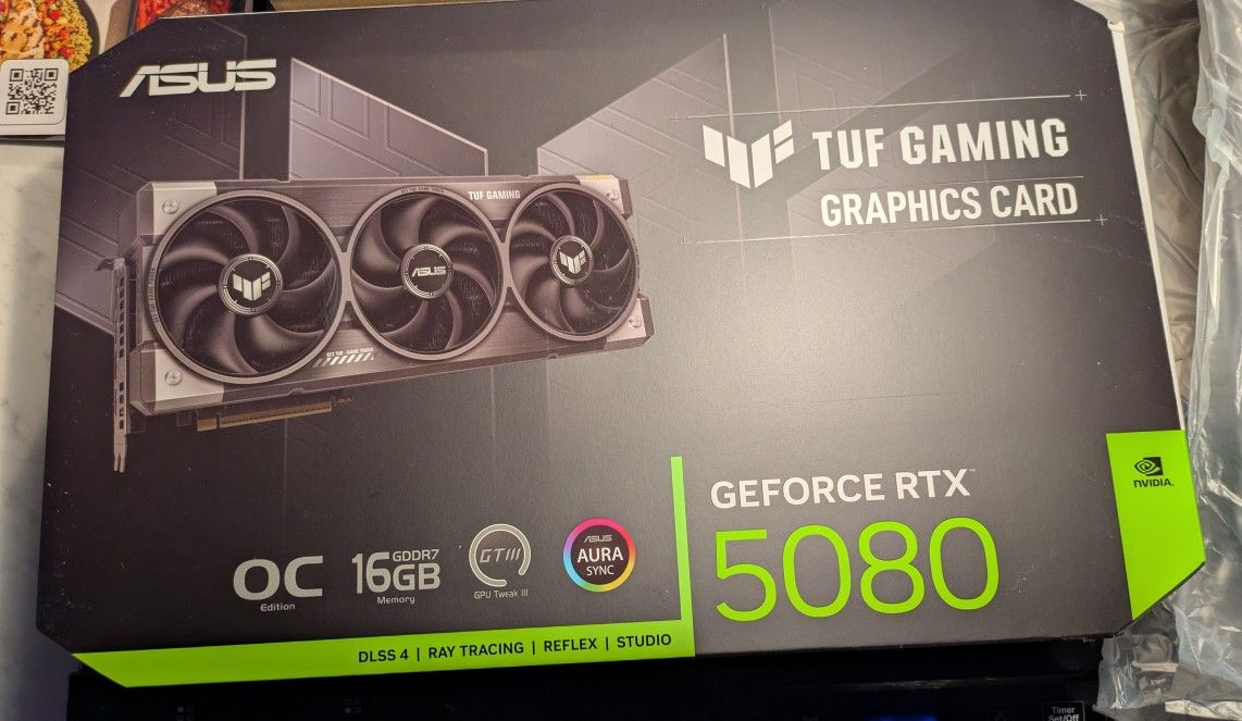 ASUS GeForce RTX 5080 16GB – Brand New Box Never Opened 