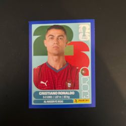 Panini World Cup Blue parallel Ronaldo 2026