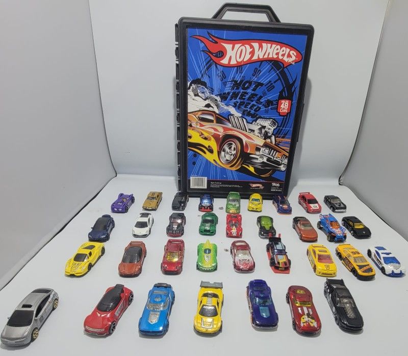 Cars Hot Weels With Hot wheels Case