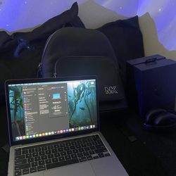 2020 MacBook Pro M1 And Beats Studio 3